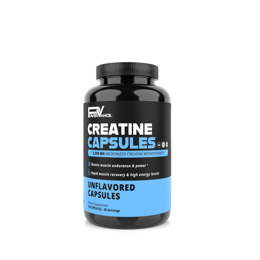 CREATINE CAPSULES - Micronized Creatine Monohydrate Capsules