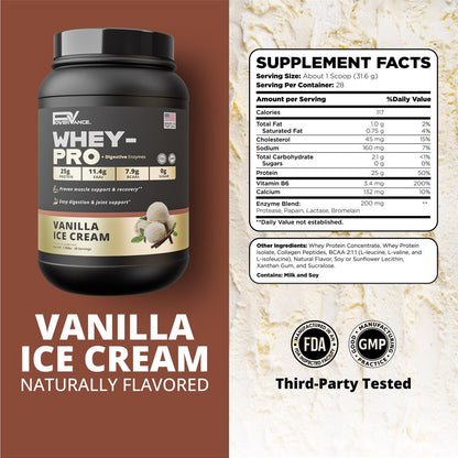 Whey - Pro - Whey Protein Powder - POWERVANCE