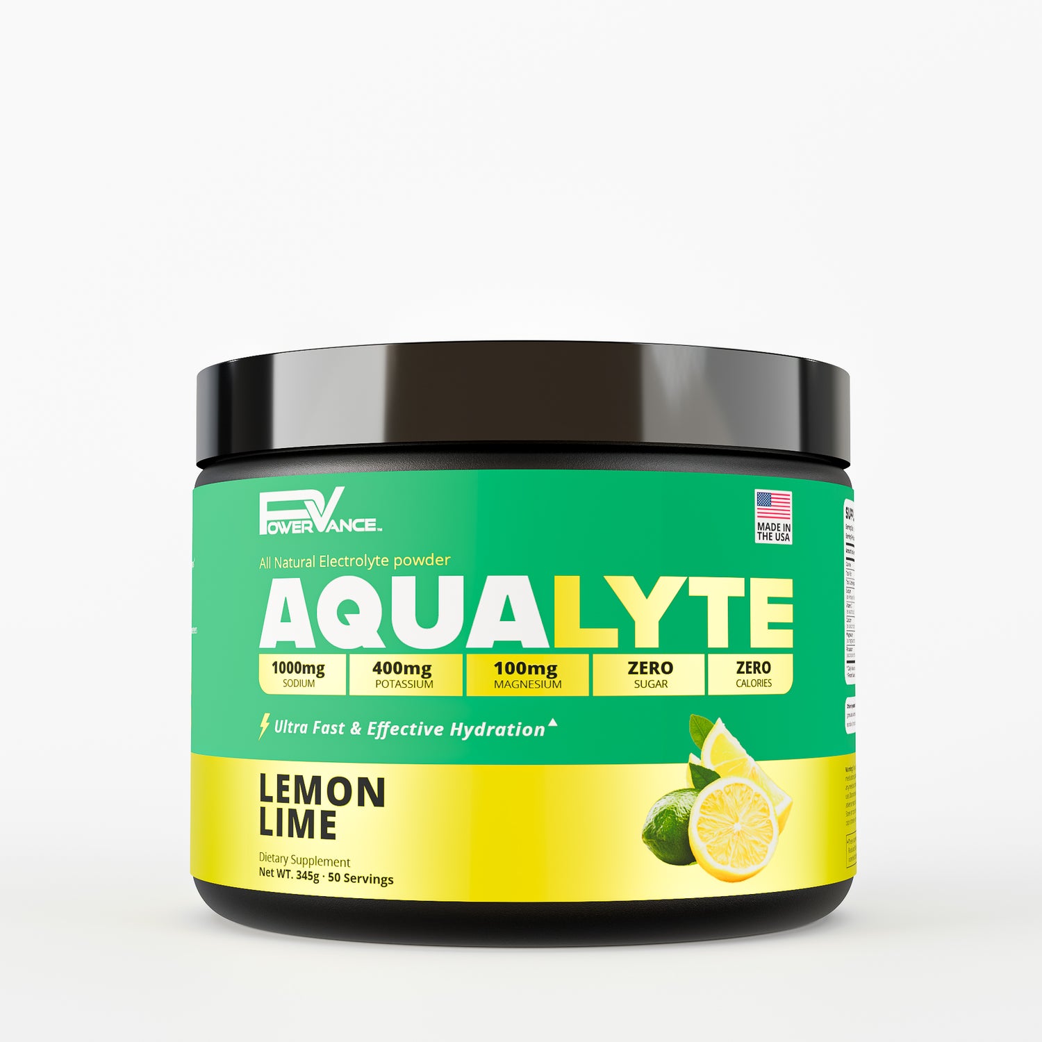 AquaLyte - Electrolyte Hydration Powder - POWERVANCE