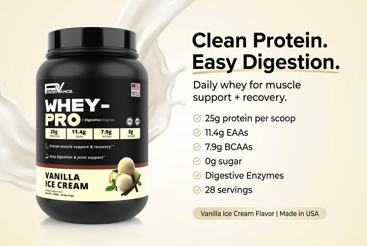 Powervance Whey-Pro Vanilla Ice Cream